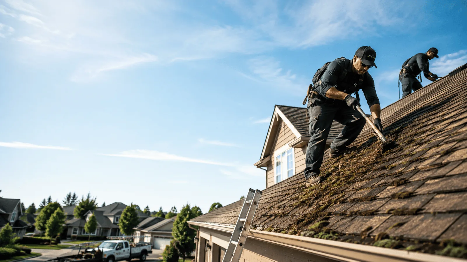 Roof Moss Removal in Cold Spring Harbor, NY near me